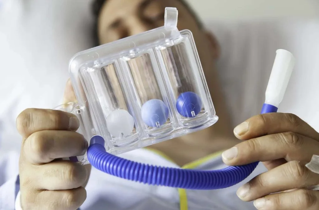 Test para medir capacidad pulmonar y detectar la densidad de oxígeno terapia